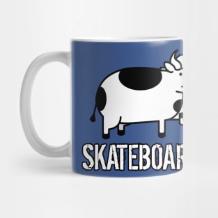 Skateboards Cow Option 1 Mug